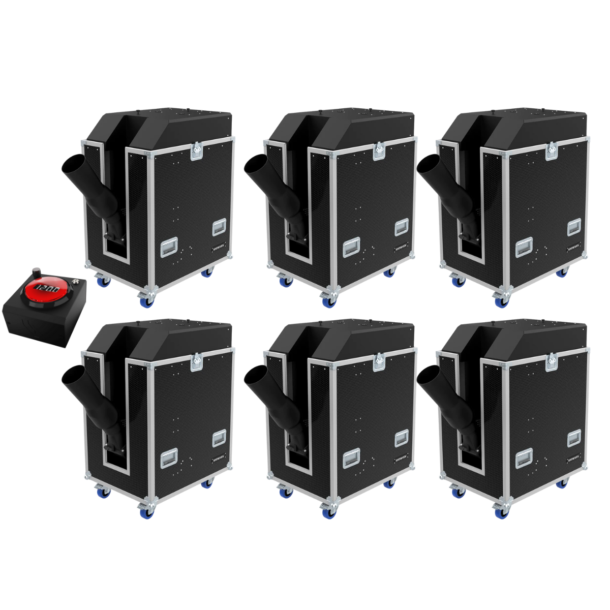 UFetti DMX Continuous Flow Confetti Cannon Rental Package (6 pack ...